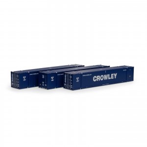 Athearn HO RTR 53' Jindo Container, Crowley #1 (3)