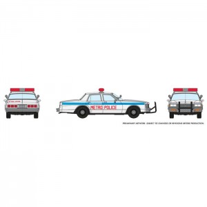 Rapido Chevrolet Impala Sedan: Metro Police (White)