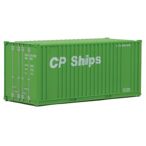 Walthers SceneMaster 20' Corrugated Container with Flat Panel