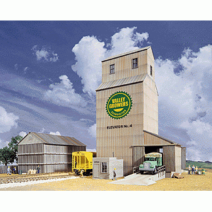 Walthers Cornerstone Valley Growers Association Steel Grain Elevator
