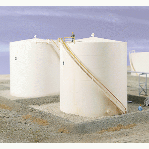 Walthers Cornerstone Tall Oil Storage Tank w/Berm