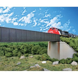 Walthers Cornerstone 90' Single-Track Railroad Through Girder Bridge