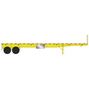 Walthers SceneMaster 40' Flatbed Trailer - Ready to Run - 2-Pack