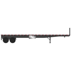 Walthers SceneMaster 40' Flatbed Trailer - Ready to Run - 2-Pack